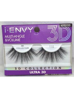 I-Envy 3D Collection Ultra 3D False Lashes Style 116 Multi-Angle Volume KPEI116